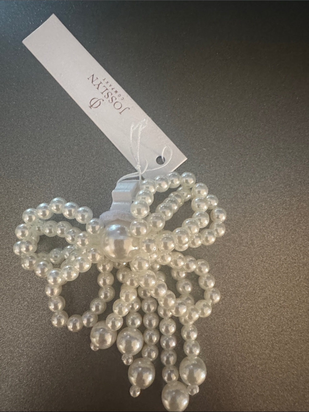Pearl Bow Shoe Charms Clips White Faux Pearl Sneaker Accessories Coquette Bridal - Picture 2 of 4